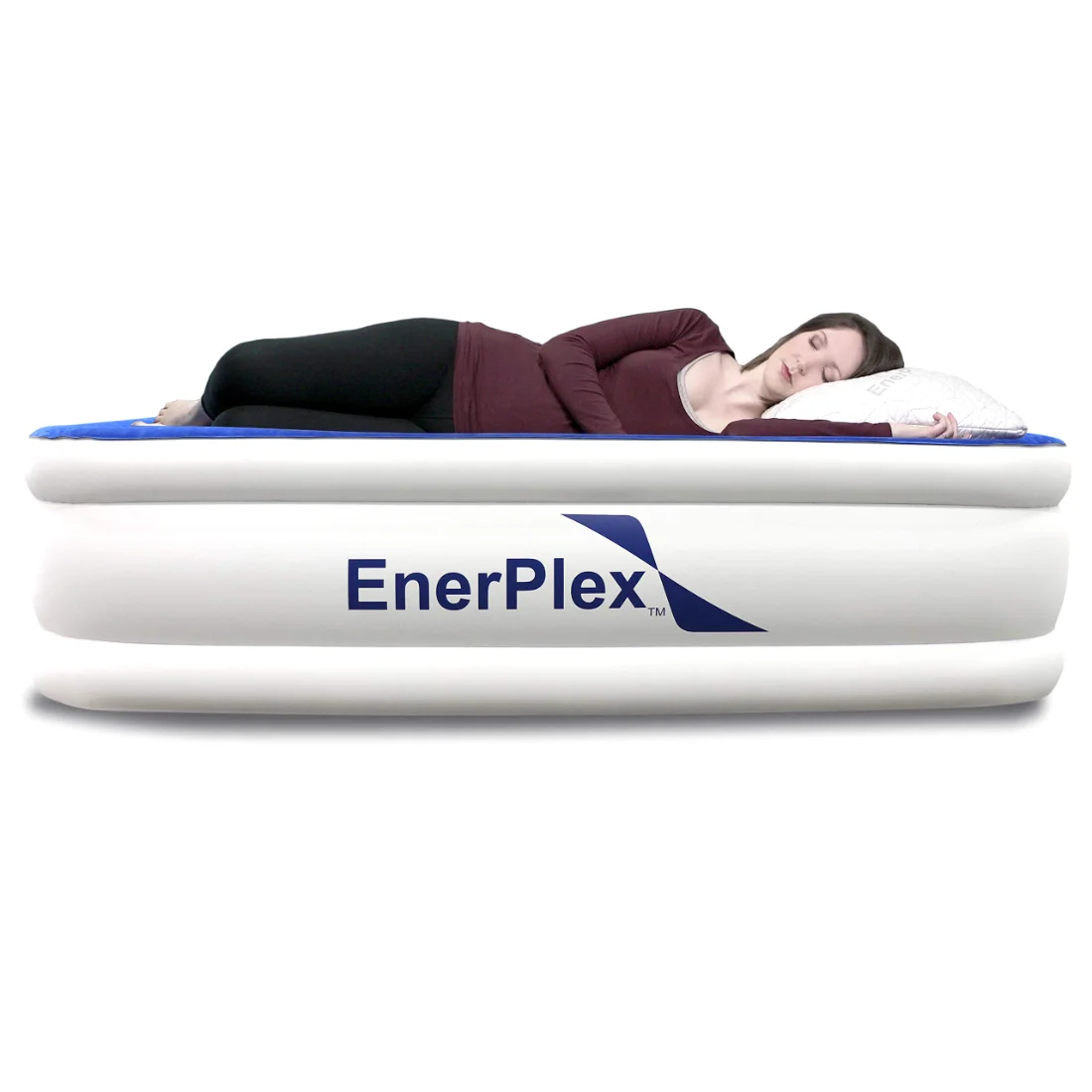 EnerPlex Dual-Pump Queen Airbed, Raised Profile