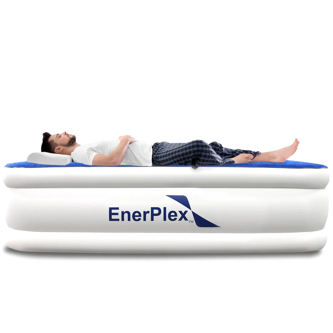EnerPlex 15-Inch Queen Airbed with Pillow Rest